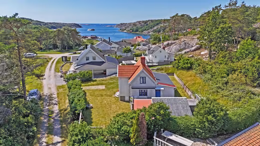 Ferienhaus mit Meerblick bei Grebbestad