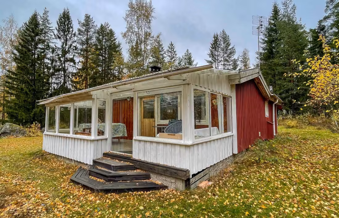 Ferienhaus mit Seeblick bei Holmsveden
