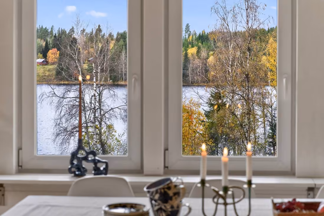 Haus mit Blick auf den Bölesjön