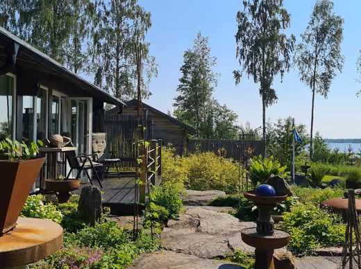 Timberhaus mit Meerblick in Sören