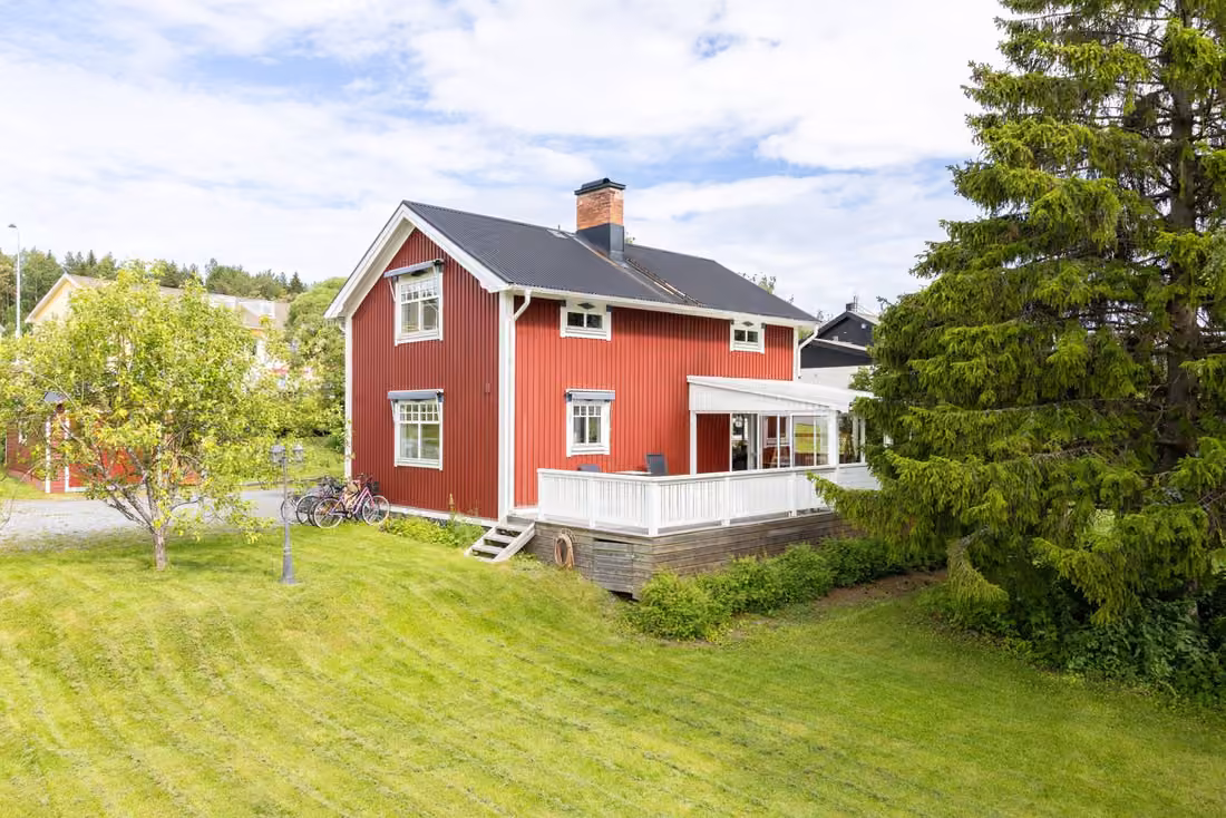 Gepflegte Villa mit Gärdesgård in Bergsbyn