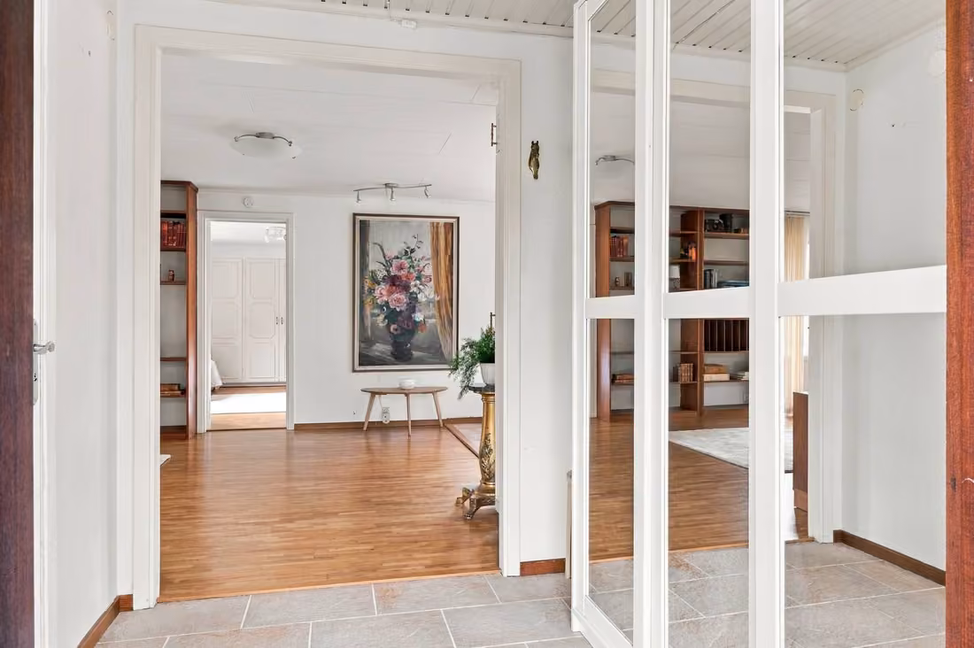 Villa nahe dem Strand von Stråvalla